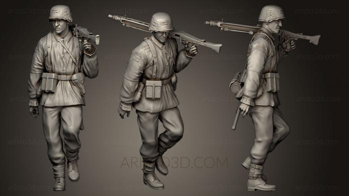 Military figurines (STKW_0191) 3D model for CNC machine